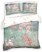 Heckettlane Dekbedovertrek Gabriella - Bedlinnen met Natuur print - 200x220 - Grijs - Dekbedhoes van Bamboe & Satijn
