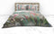 Heckettlane Dekbedovertrek Gabriella - Bedlinnen met Natuur print - 240x220 - Grijs - Dekbedhoes van Bamboe & Satijn
