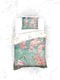 Heckettlane Dekbedovertrek Gabriella - Bedlinnen met Natuur print - 240x220 - Grijs - Dekbedhoes van Bamboe & Satijn