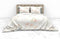 Heckettlane Dekbedovertrek Gabriella - Bedlinnen met Natuur print - 240x220 - Grijs - Dekbedhoes van Bamboe & Satijn
