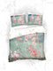 Heckettlane Dekbedovertrek Gabriella - Bedlinnen met Natuur print - 240x220 - Grijs - Dekbedhoes van Bamboe & Satijn