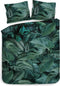 Heckettlane Dekbedovertrek Goran - Bedlinnen met Dieren print - 260x220 - Groen - Dekbedhoes van 100% Katoen-Satijn