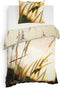 Heckettlane Dekbedovertrek Hamiton - Bedlinnen met Natuur print - 140x220 - Natural - Dekbedhoes van 100% Katoen-Satijn