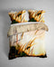 Heckettlane Dekbedovertrek Hamiton - Bedlinnen met Natuur print - 260x220 - Natural - Dekbedhoes van 100% Katoen-Satijn