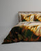 Heckettlane Dekbedovertrek Hamiton - Bedlinnen met Natuur print - 260x220 - Natural - Dekbedhoes van 100% Katoen-Satijn