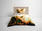 Heckettlane Dekbedovertrek Hamiton - Bedlinnen met Natuur print - 200x220 - Natural - Dekbedhoes van 100% Katoen-Satijn