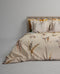 Heckettlane Dekbedovertrek Hamiton - Bedlinnen met Natuur print - 260x220 - Natural - Dekbedhoes van 100% Katoen-Satijn