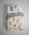 Heckettlane Dekbedovertrek Hamiton - Bedlinnen met Natuur print - 200x220 - Natural - Dekbedhoes van 100% Katoen-Satijn
