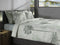 Heckettlane Dekbedovertrek Heron - Bedlinnen met Dieren print - 200x220 - Groen - Dekbedhoes van 100% Katoen-Twill