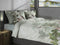 Heckettlane Dekbedovertrek Heron - Bedlinnen met Dieren print - 140x220 - Groen - Dekbedhoes van 100% Katoen-Twill