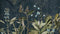 Heckettlane Dekbedovertrek Holly - Bedlinnen met Bladeren print - 200x220 - Blauw - Dekbedhoes van 100% Katoen-Satijn