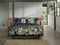 Heckettlane Dekbedovertrek Holly - Bedlinnen met Bladeren print - 140x220 - Blauw - Dekbedhoes van 100% Katoen-Satijn