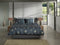 Heckettlane Dekbedovertrek Holly - Bedlinnen met Bladeren print - 260x220 - Blauw - Dekbedhoes van 100% Katoen-Satijn