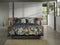 Heckettlane Dekbedovertrek Holly - Bedlinnen met Bladeren print - 200x220 - Blauw - Dekbedhoes van 100% Katoen-Satijn