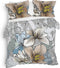 Heckettlane Dekbedovertrek Hudson - Bedlinnen met Ruiten print - 240x220 - Grijs - Dekbedhoes van 100% Katoen-Twill