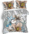 Heckettlane Dekbedovertrek Hudson - Bedlinnen met Ruiten print - 140x220 - Grijs - Dekbedhoes van 100% Katoen-Twill