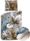 Heckettlane Dekbedovertrek Hudson - Bedlinnen met Ruiten print - 140x220 - Grijs - Dekbedhoes van 100% Katoen-Twill