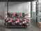 Heckettlane Dekbedovertrek Jane - Bedlinnen met Bloemen print - 140x220 - Zwart - Dekbedhoes van 100% Katoen-Flanel