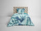 Heckettlane Dekbedovertrek Jaron - Bedlinnen met Natuur print - 260x220 - Blauw - Dekbedhoes van 100% Katoen-Satijn