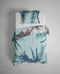 Heckettlane Dekbedovertrek Jaron - Bedlinnen met Natuur print - 260x220 - Blauw - Dekbedhoes van 100% Katoen-Satijn