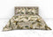 Heckettlane Dekbedovertrek Jazmin - Bedlinnen met Bloemen print - 140x220 - Groen - Dekbedhoes van 100% Katoen-Satijn