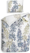 Heckettlane Dekbedovertrek Jes - Bedlinnen met Bloemen print - 140x220 - Multi - Dekbedhoes van 100% Katoen-Satijn