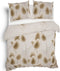 Heckettlane Dekbedovertrek Jonas - Bedlinnen met Natuur print - 200x220 - Beige - Dekbedhoes van 100% Katoen-Flanel