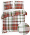Heckettlane Dekbedovertrek Kabil - Bedlinnen met Strepen print - 240x220 - Multi - Dekbedhoes van 100% Katoen-Flanel