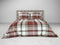 Heckettlane Dekbedovertrek Kabil - Bedlinnen met Strepen print - 240x220 - Multi - Dekbedhoes van 100% Katoen-Flanel