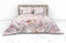 Heckettlane Dekbedovertrek Kos - Bedlinnen met print - 140x220 - Natural - Dekbedhoes van 100% Katoen-Satijn