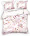 Heckettlane Dekbedovertrek Kos - Bedlinnen met print - 140x220 - Natural - Dekbedhoes van 100% Katoen-Satijn