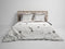 Heckettlane Dekbedovertrek Laurien - Bedlinnen met Natuur print - 260x220 - Grijs - Dekbedhoes van 100% Katoen-Twill