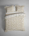 Heckettlane Dekbedovertrek Linna - Bedlinnen met print - 240x220 - Beige - Dekbedhoes van 100% Katoen-Twill