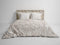 Heckettlane Dekbedovertrek Malthe - Bedlinnen met Natuur print - 260x220 - Taupe - Dekbedhoes van 100% Katoen-Satijn