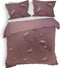 Heckettlane Dekbedovertrek Marty - Bedlinnen met Natuur print - 260x220 - Roze - Dekbedhoes van 100% Katoen-Satijn