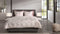 Heckettlane Dekbedovertrek Maya - Bedlinnen met Takken print - 140x220 - Natural - Dekbedhoes van 100% Katoen-Satijn
