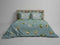 Heckettlane Dekbedovertrek Milan - Bedlinnen met print - 260x220 - Blauw - Dekbedhoes van 100% Katoen-Satijn