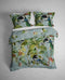 Heckettlane Dekbedovertrek Milan - Bedlinnen met print - 260x220 - Blauw - Dekbedhoes van 100% Katoen-Satijn