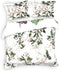 Heckettlane Dekbedovertrek Murano - Bedlinnen met Bloemen print - 240x220 - Groen - Dekbedhoes van 100% Katoen-Twill