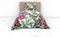 Heckettlane Dekbedovertrek Murano - Bedlinnen met Bloemen print - 240x220 - Groen - Dekbedhoes van 100% Katoen-Twill
