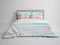 Heckettlane Dekbedovertrek Noak - Bedlinnen met Strepen print - 200x220 - Multi - Dekbedhoes van 100% Katoen-Twill