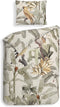 Heckettlane Dekbedovertrek Pappegallo - Bedlinnen met Natuur print - 140x220 - Multi - Dekbedhoes van 100% Katoen-Satijn