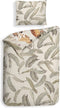 Heckettlane Dekbedovertrek Pappegallo - Bedlinnen met Natuur print - 140x220 - Multi - Dekbedhoes van 100% Katoen-Satijn