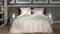 Heckettlane Dekbedovertrek Punto - Bedlinnen met Stippen - 140x220 - Off-White - Dekbedhoes van 100% Katoen-Satijn