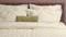 Heckettlane Dekbedovertrek Punto - Bedlinnen met Stippen - 140x220 - Off-White - Dekbedhoes van 100% Katoen-Satijn