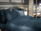Heckettlane Dekbedovertrek Punto - Bedlinnen met Stippen - 140x220 - Blauw - Dekbedhoes van 100% Katoen-Satijn