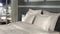 Heckettlane Dekbedovertrek Punto - Bedlinnen met Stippen - 240x220 - Off-White - Dekbedhoes van 100% Katoen-Satijn
