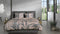 Heckettlane Dekbedovertrek Ramo - Bedlinnen met Takken print - 140x220 - Taupe - Dekbedhoes van 100% Katoen-Satijn