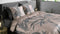 Heckettlane Dekbedovertrek Ramo - Bedlinnen met Takken print - 200x220 - Taupe - Dekbedhoes van 100% Katoen-Satijn