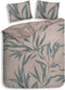 Heckettlane Dekbedovertrek Ramo - Bedlinnen met Takken print - 200x220 - Taupe - Dekbedhoes van 100% Katoen-Satijn